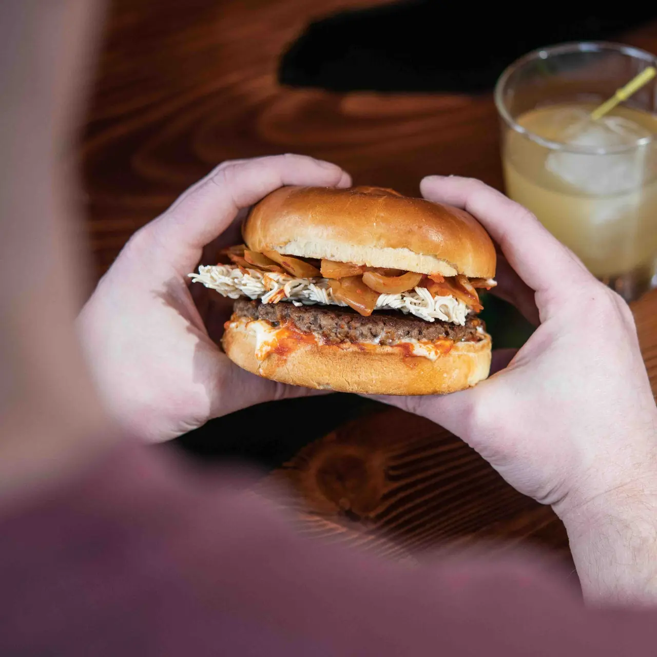 Wizard Burger: special kimchi