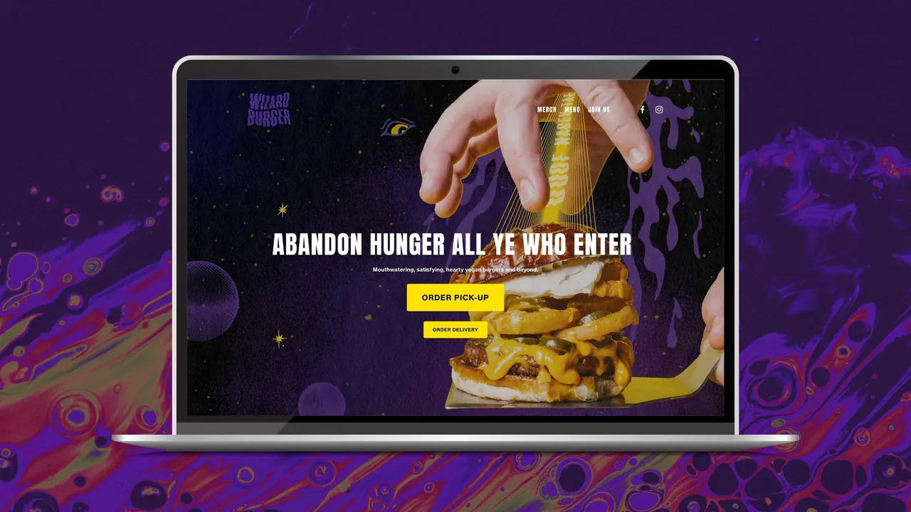 Wizard Burger work by adSalt
